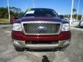 2005 Dark Toreador Red Metallic Ford F150 Lariat SuperCab 4x4  photo #18