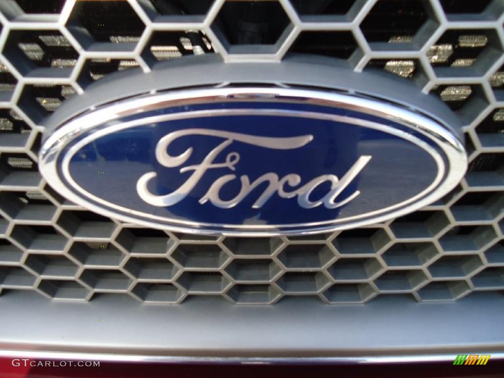 2005 F150 Lariat SuperCab 4x4 - Dark Toreador Red Metallic / Tan photo #19