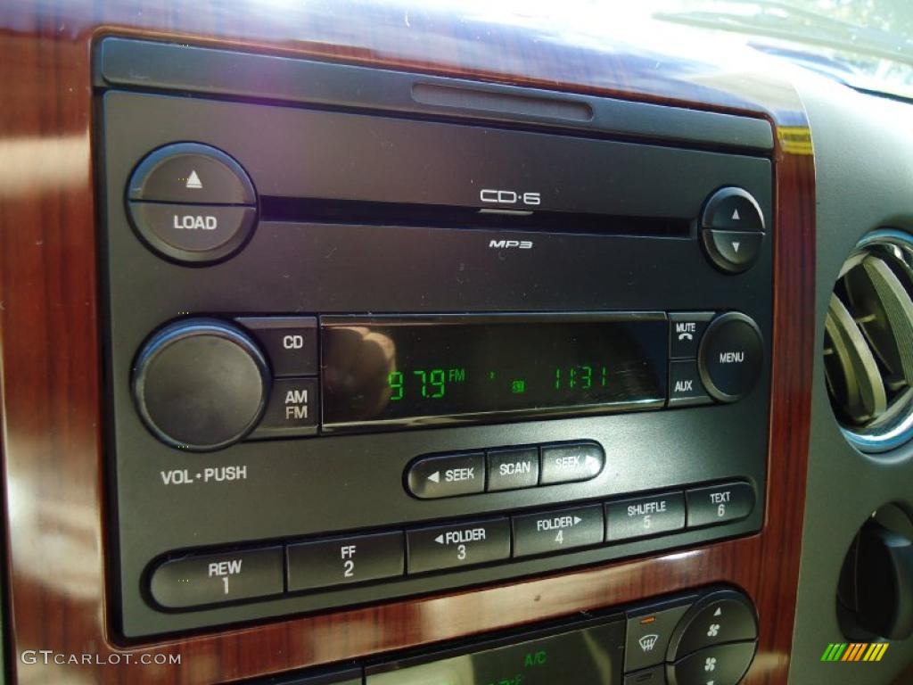 2005 F150 Lariat SuperCab 4x4 - Dark Toreador Red Metallic / Tan photo #29