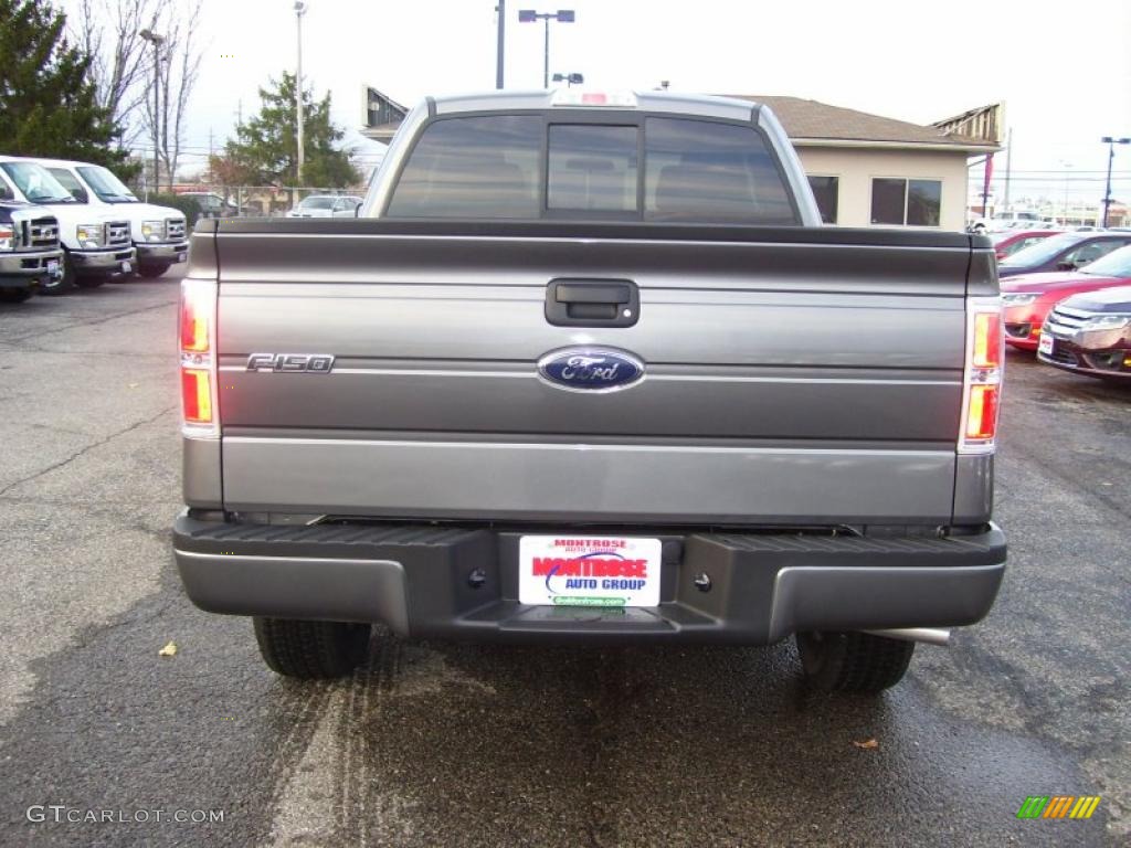2010 F150 STX SuperCab 4x4 - Sterling Grey Metallic / Medium Stone photo #4