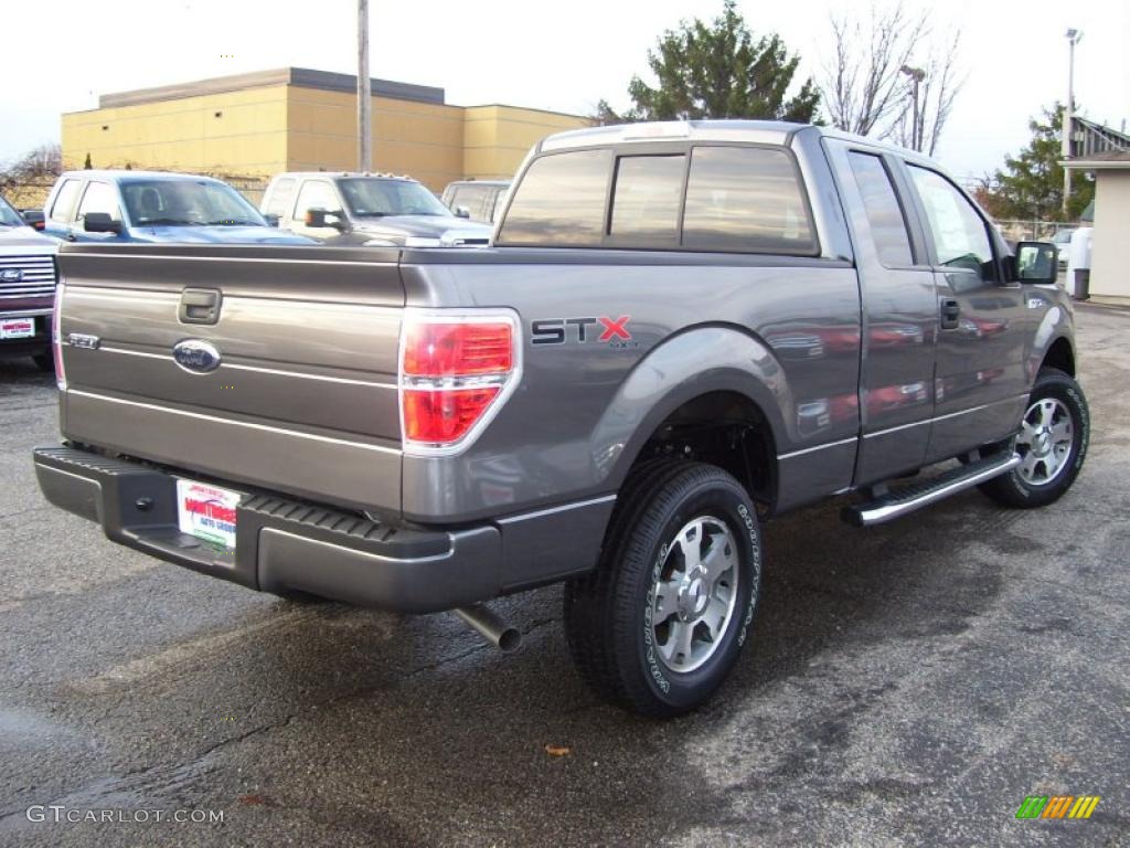 2010 F150 STX SuperCab 4x4 - Sterling Grey Metallic / Medium Stone photo #5
