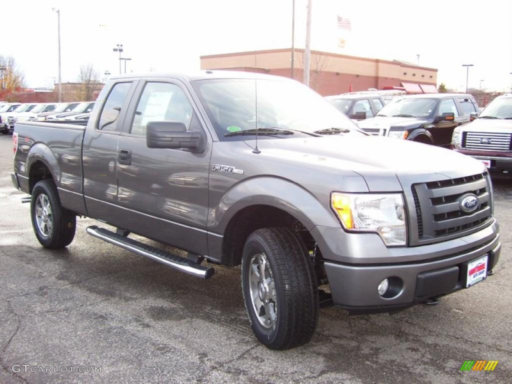 2010 F150 STX SuperCab 4x4 - Sterling Grey Metallic / Medium Stone photo #7