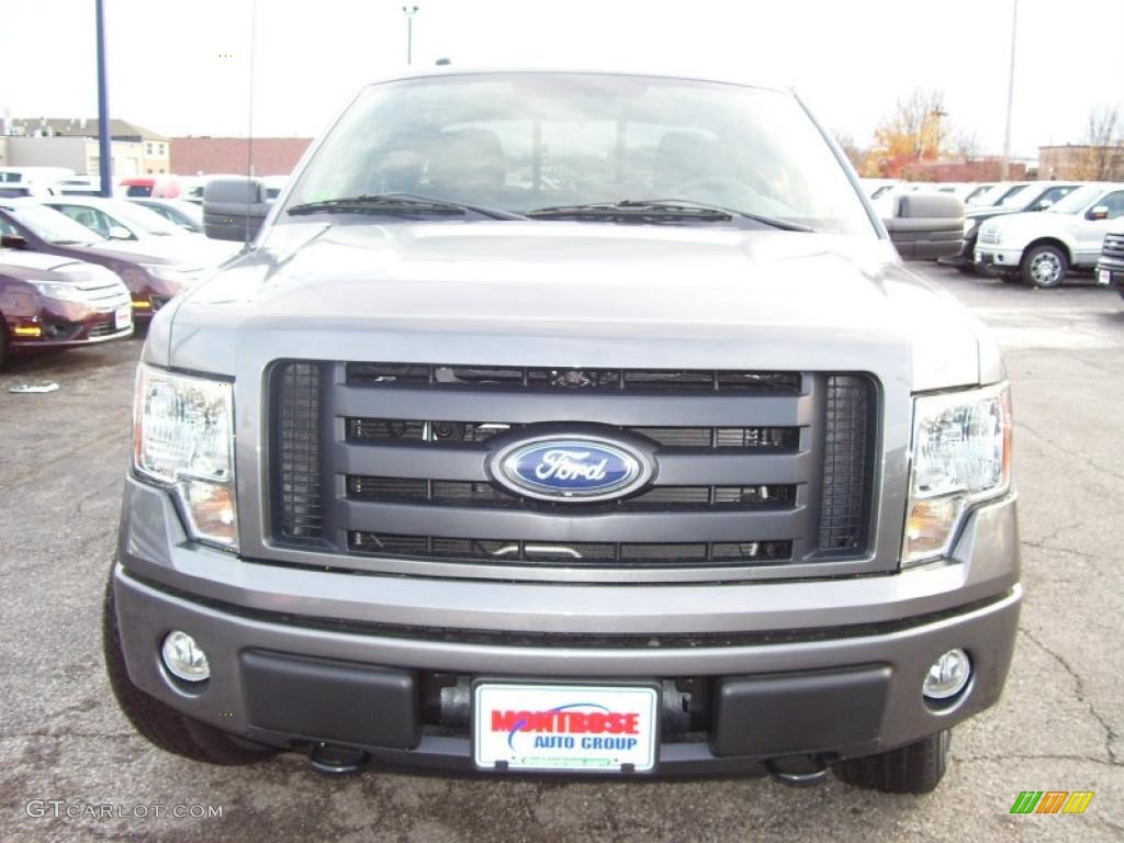 2010 F150 STX SuperCab 4x4 - Sterling Grey Metallic / Medium Stone photo #8