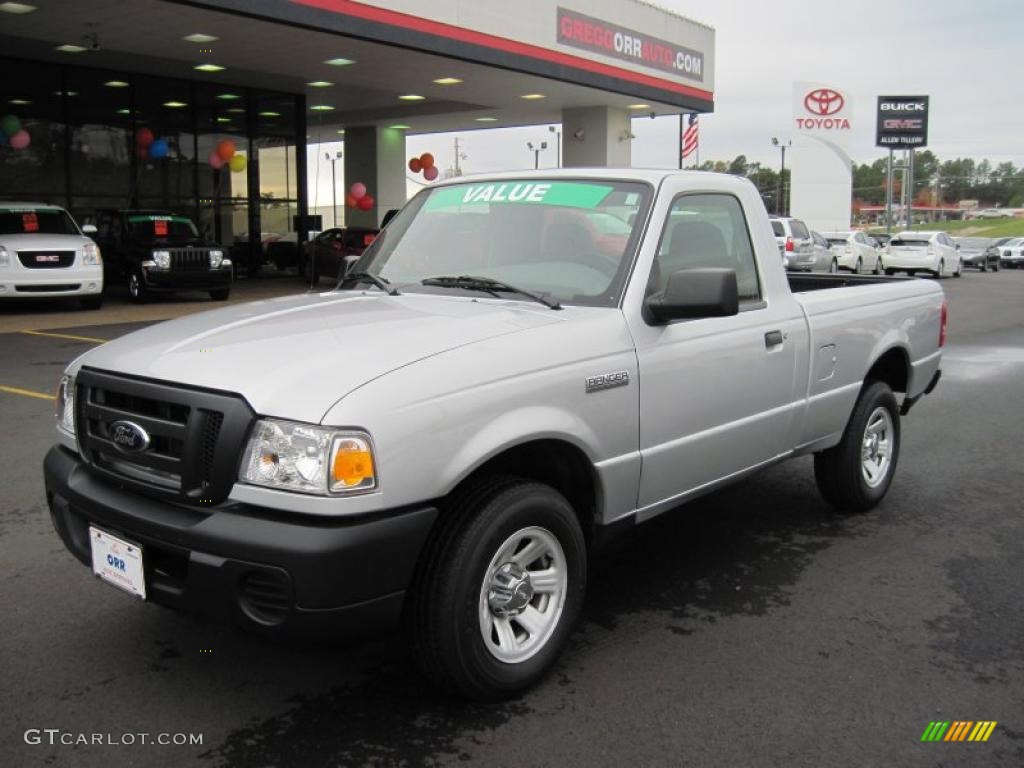 2008 Ranger XL Regular Cab - Silver Metallic / Medium Dark Flint photo #1