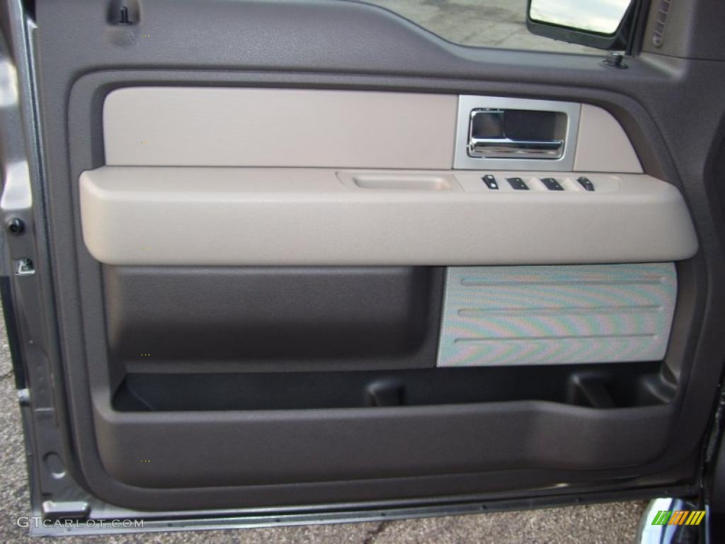 2010 F150 STX SuperCab 4x4 - Sterling Grey Metallic / Medium Stone photo #12