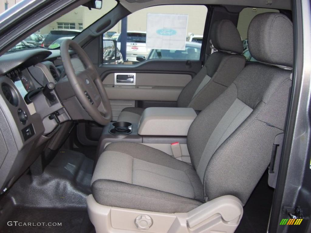 2010 F150 STX SuperCab 4x4 - Sterling Grey Metallic / Medium Stone photo #17