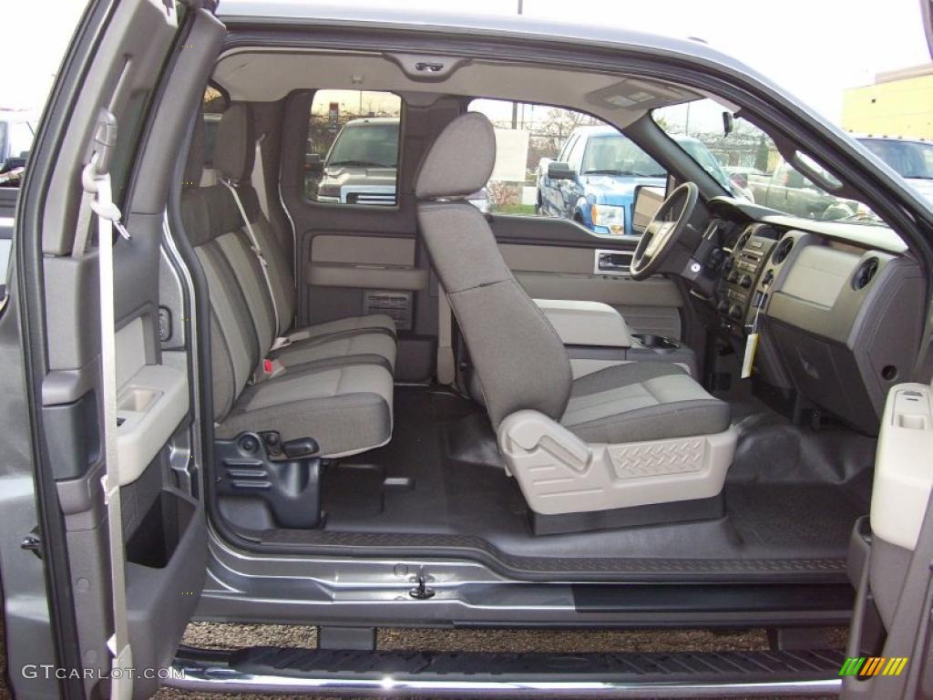 2010 F150 STX SuperCab 4x4 - Sterling Grey Metallic / Medium Stone photo #22