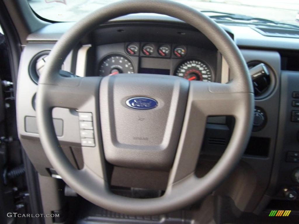 2010 F150 STX SuperCab 4x4 - Sterling Grey Metallic / Medium Stone photo #25