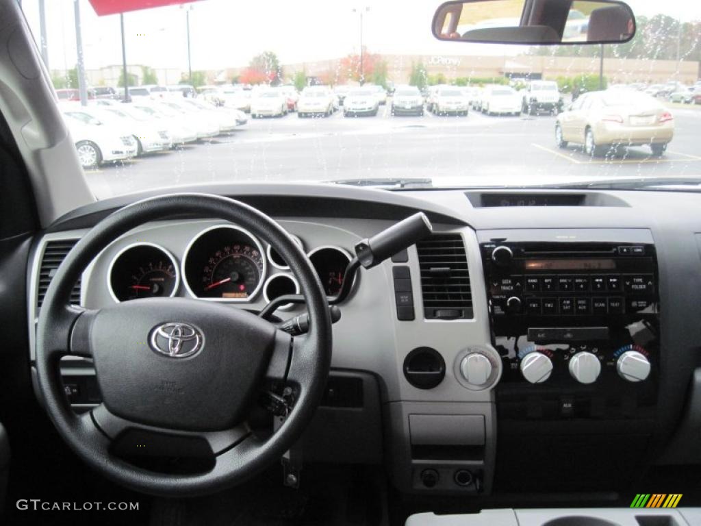 2007 Toyota Tundra SR5 TSS Double Cab Graphite Gray Dashboard Photo #40436832