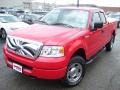 2005 Bright Red Ford F150 STX SuperCab 4x4  photo #10