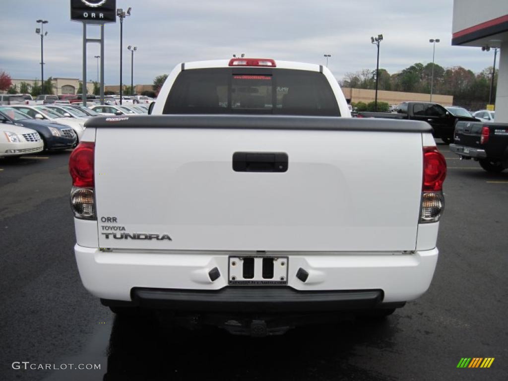 2007 Tundra SR5 TSS Double Cab - Super White / Graphite Gray photo #5