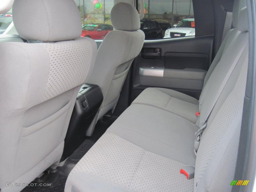 Graphite Gray Interior 2007 Toyota Tundra SR5 TSS Double Cab Photo #40438300