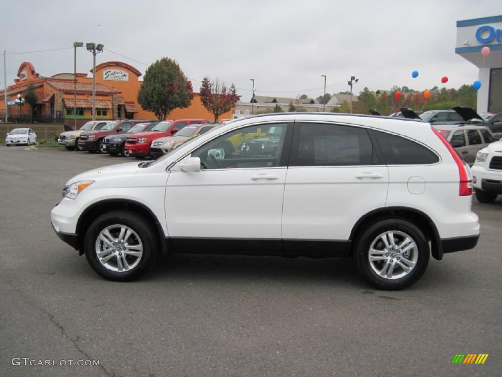 2011 CR-V EX-L - Taffeta White / Gray photo #2