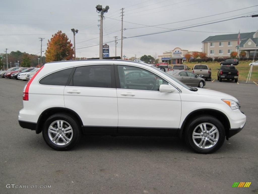 2011 CR-V EX-L - Taffeta White / Gray photo #6