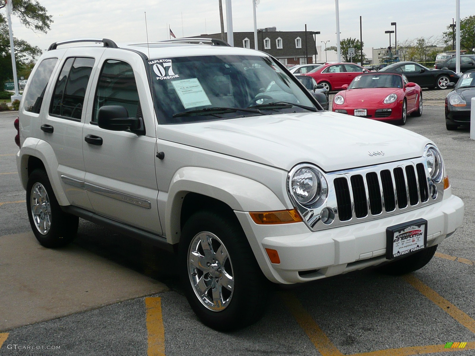 2007 Liberty Limited 4x4 - Stone White / Medium Slate Gray photo #8