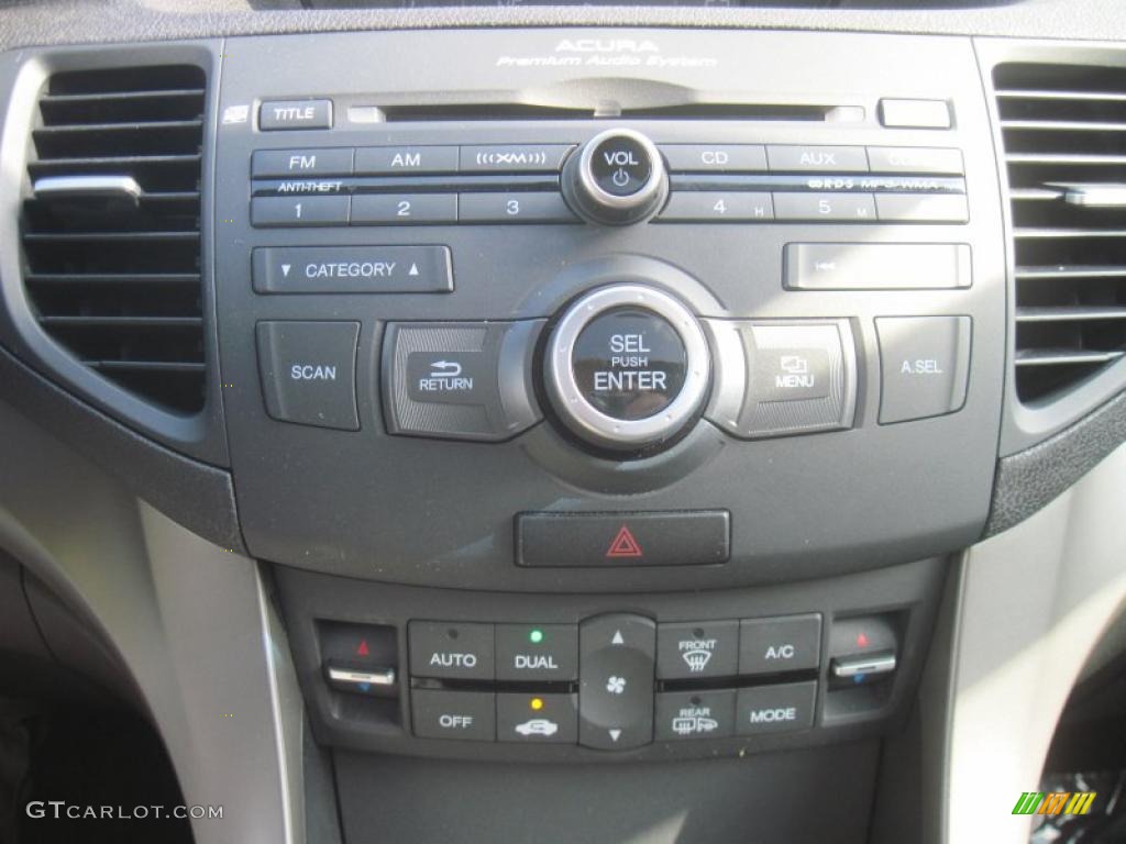 2009 TSX Sedan - Glacier Blue Metallic / Ebony photo #14