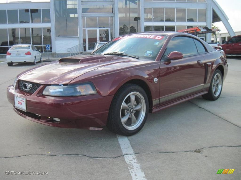 2004 Mustang GT Coupe - 40th Anniversary Crimson Red Metallic / Medium Parchment photo #1