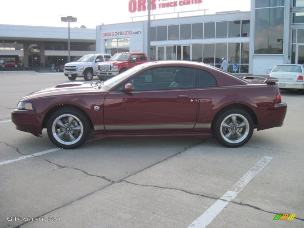 2004 Mustang GT Coupe - 40th Anniversary Crimson Red Metallic / Medium Parchment photo #3