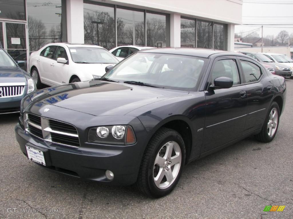 2008 Charger R/T AWD - Steel Blue Metallic / Dark Slate Gray photo #1