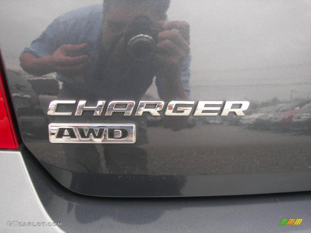 2008 Charger R/T AWD - Steel Blue Metallic / Dark Slate Gray photo #10
