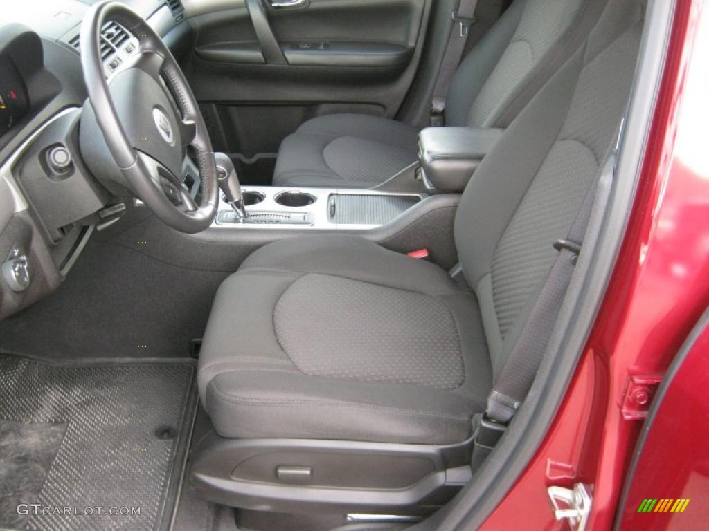 Black Interior 2010 Saturn Outlook XE Photo #40444461