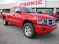 2011 Flame Red Dodge Dakota Big Horn Extended Cab  photo #1