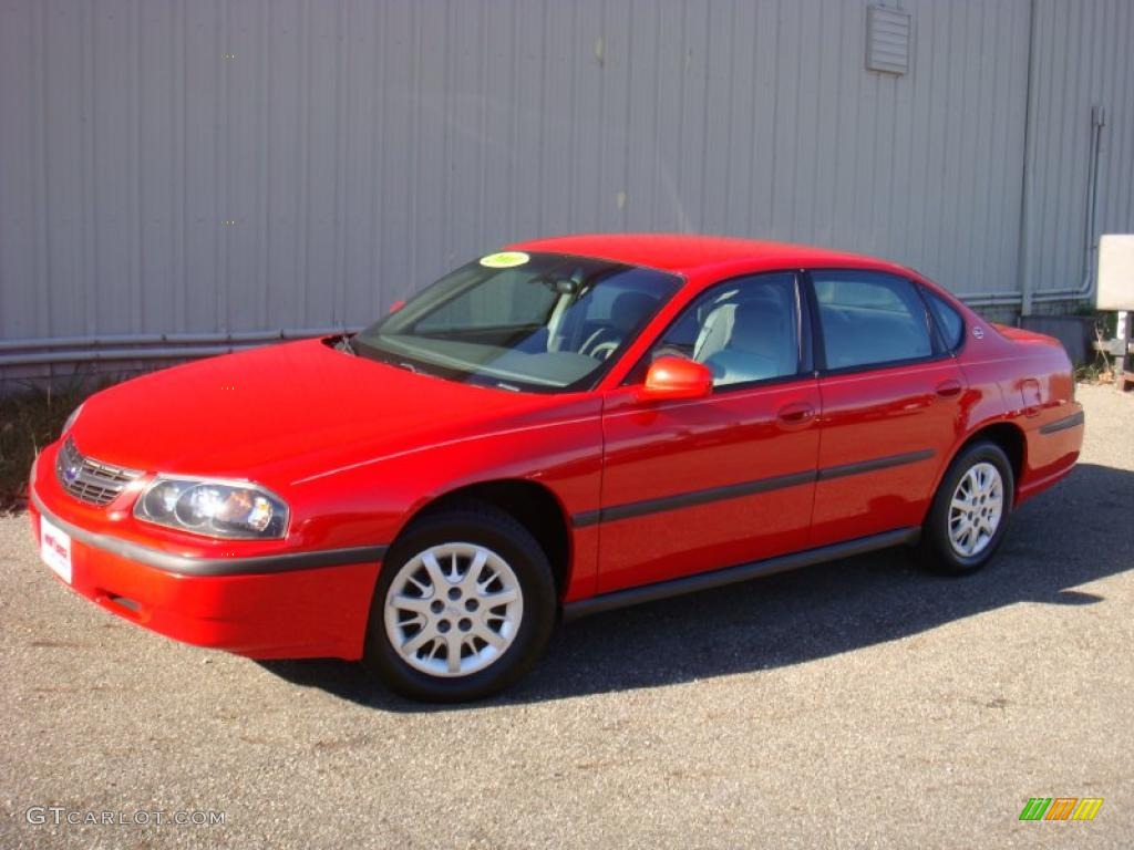 2001 Impala  - Torch Red / Medium Gray photo #1