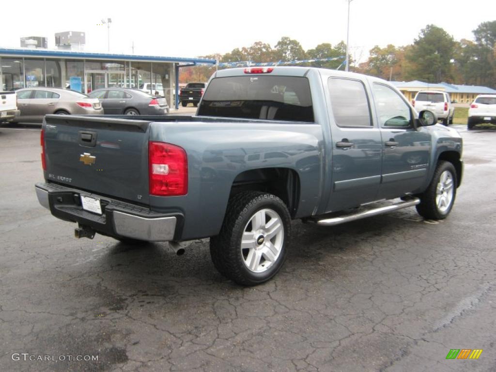 Blue Granite Metallic 2007 Chevrolet Silverado 1500 LT Crew Cab Exterior Photo #40446245