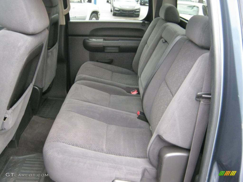 Dark Titanium Gray Interior 2007 Chevrolet Silverado 1500 LT Crew Cab Photo #40446425
