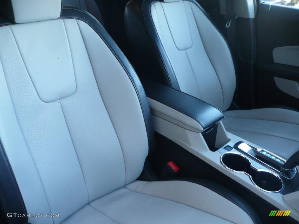 Jet Black/Light Titanium Interior 2010 Chevrolet Equinox LTZ AWD Photo #40446577