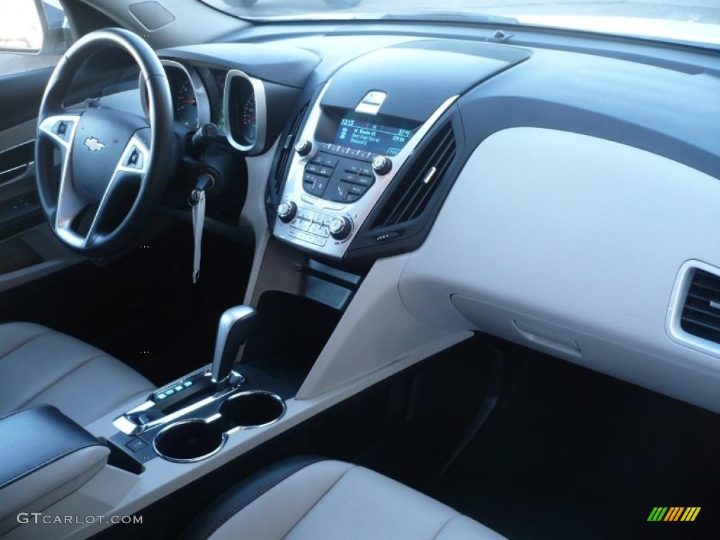 2010 Chevrolet Equinox LTZ AWD Jet Black/Light Titanium Dashboard Photo #40446593