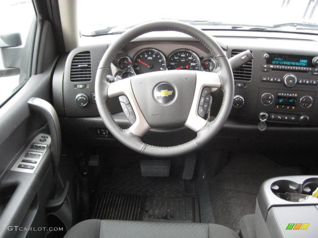 2011 Silverado 2500HD LT Crew Cab 4x4 - Taupe Grey Metallic / Ebony photo #7