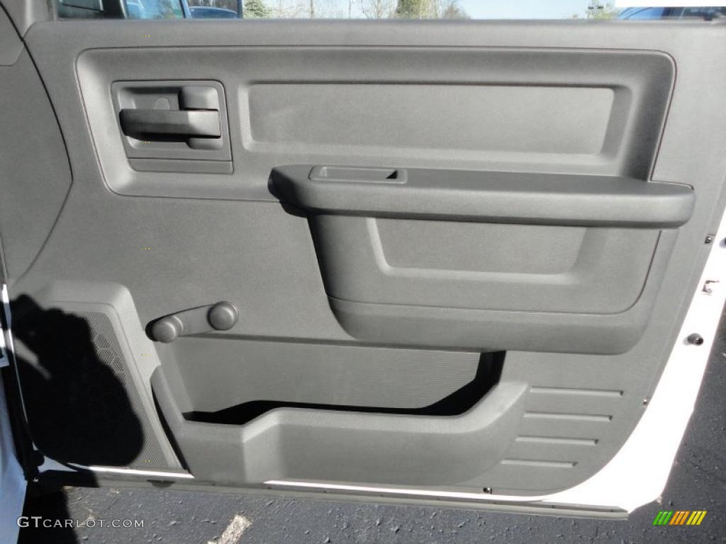 2011 Dodge Ram 1500 ST Regular Cab Dark Slate Gray/Medium Graystone Door Panel Photo #40447045