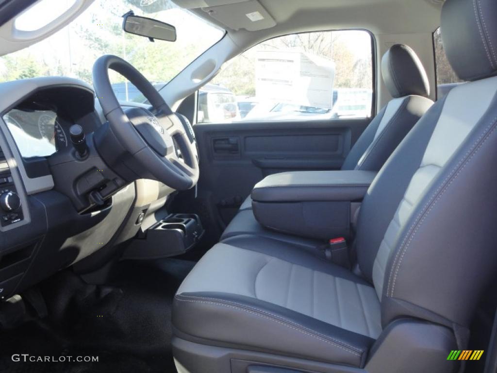 2011 Ram 1500 ST Regular Cab - Bright White / Dark Slate Gray/Medium Graystone photo #20