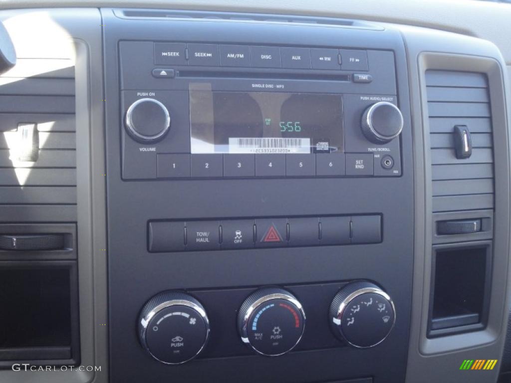 2011 Ram 1500 ST Regular Cab - Bright White / Dark Slate Gray/Medium Graystone photo #27