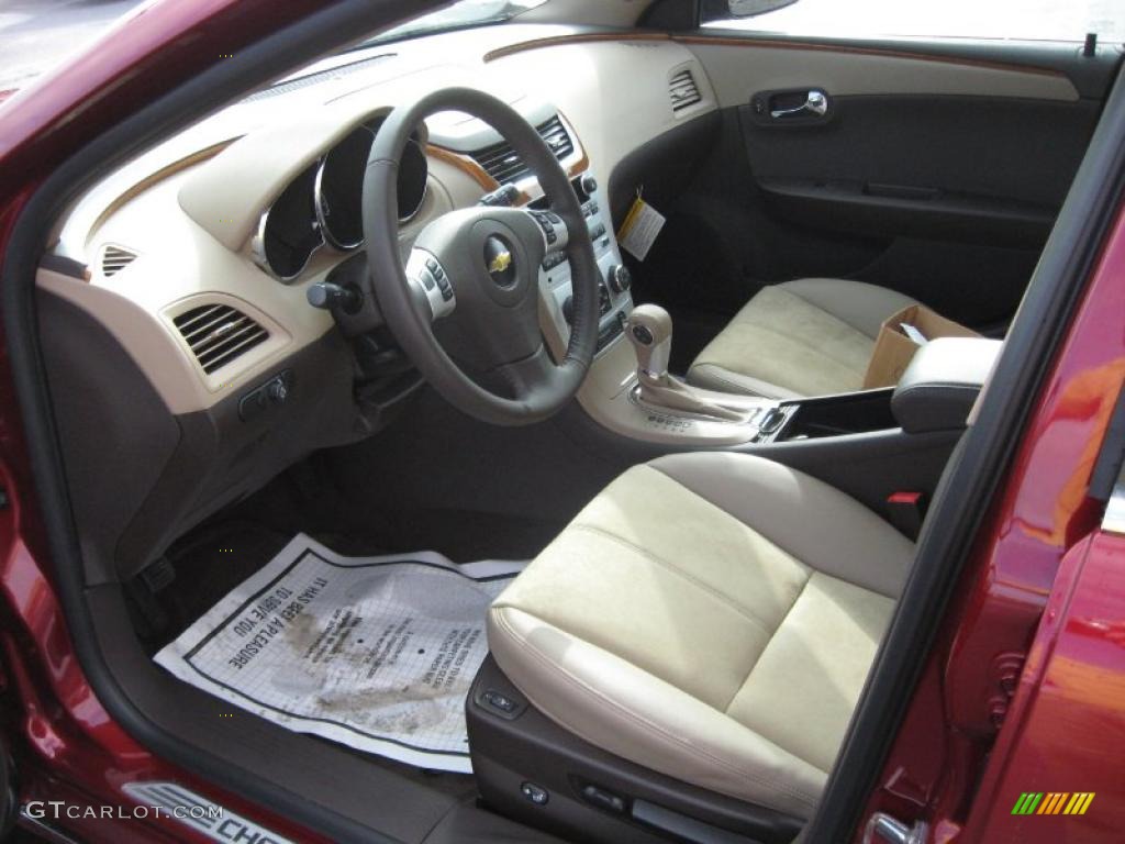 Cocoa/Cashmere Interior 2011 Chevrolet Malibu LT Photo #40447433