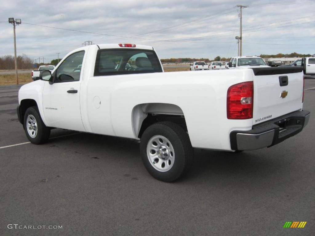 2011 Silverado 1500 Regular Cab - Summit White / Dark Titanium photo #6