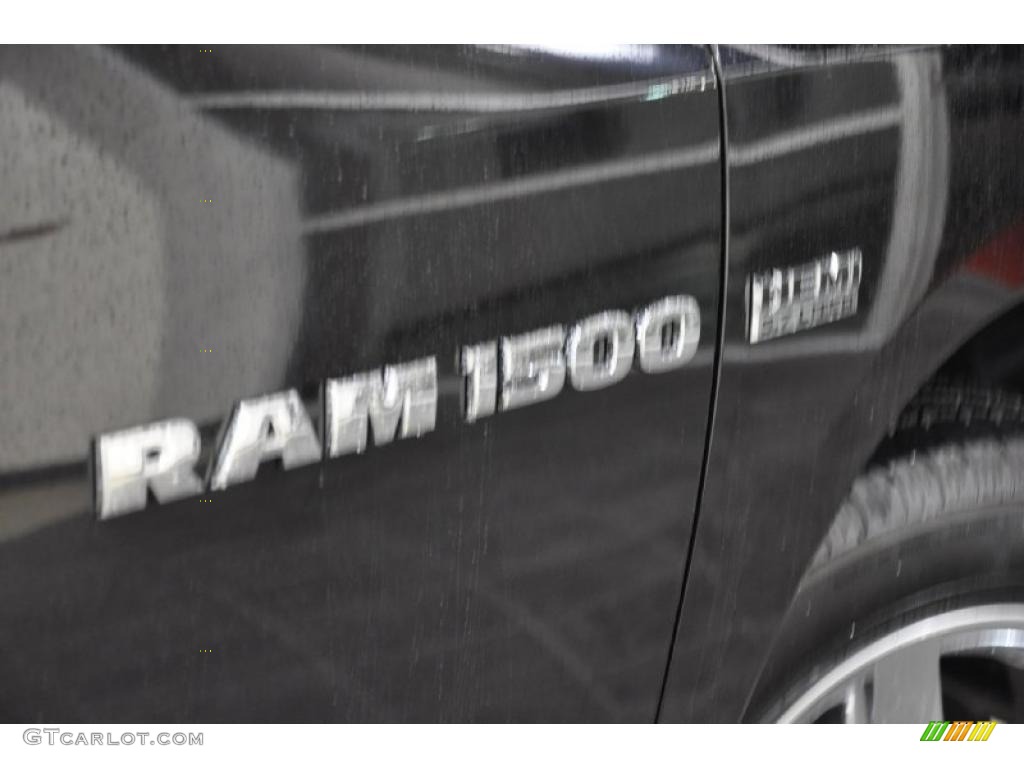 2011 Ram 1500 Sport Quad Cab - Brilliant Black Crystal Pearl / Dark Slate Gray photo #5