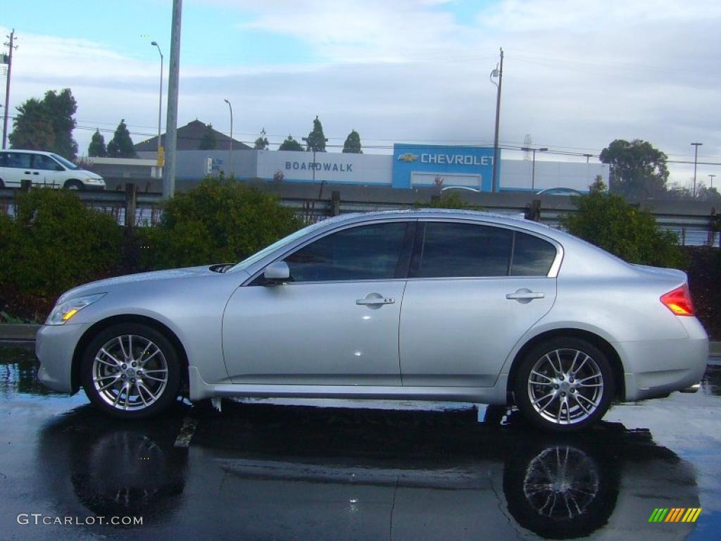 Liquid Platinum Silver 2008 Infiniti G 35 S Sport Sedan Exterior Photo #40450333