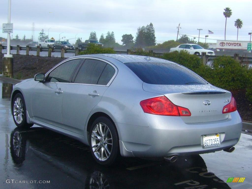 Liquid Platinum Silver 2008 Infiniti G 35 S Sport Sedan Exterior Photo #40450345