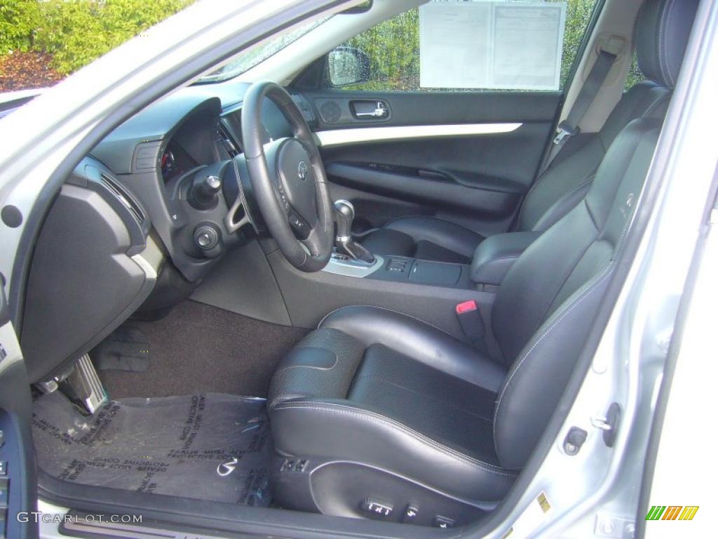 Graphite Interior 2008 Infiniti G 35 S Sport Sedan Photo #40450413