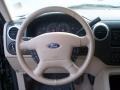 Medium Parchment 2004 Ford Expedition Eddie Bauer Steering Wheel