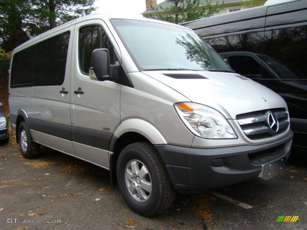 2010 Sprinter 2500 Passenger Van - Brilliant Silver Metallic / Black photo #1