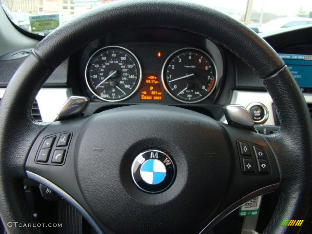 2008 BMW 3 Series 328xi Coupe Coral Red/Black Steering Wheel Photo #40451293