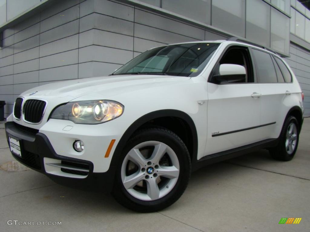 Alpine White BMW X5