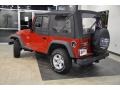 2004 Flame Red Jeep Wrangler X 4x4  photo #6