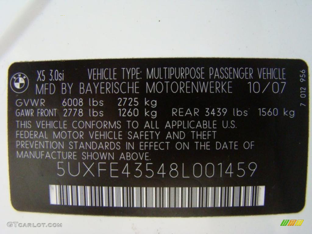 2008 X5 3.0si - Alpine White / Tobacco photo #15