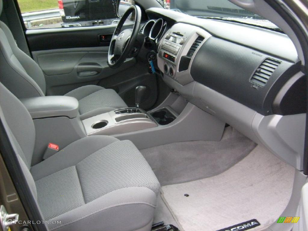 Graphite Interior 2010 Toyota Tacoma V6 SR5 TRD Sport Double Cab 4x4 Photo #40451693