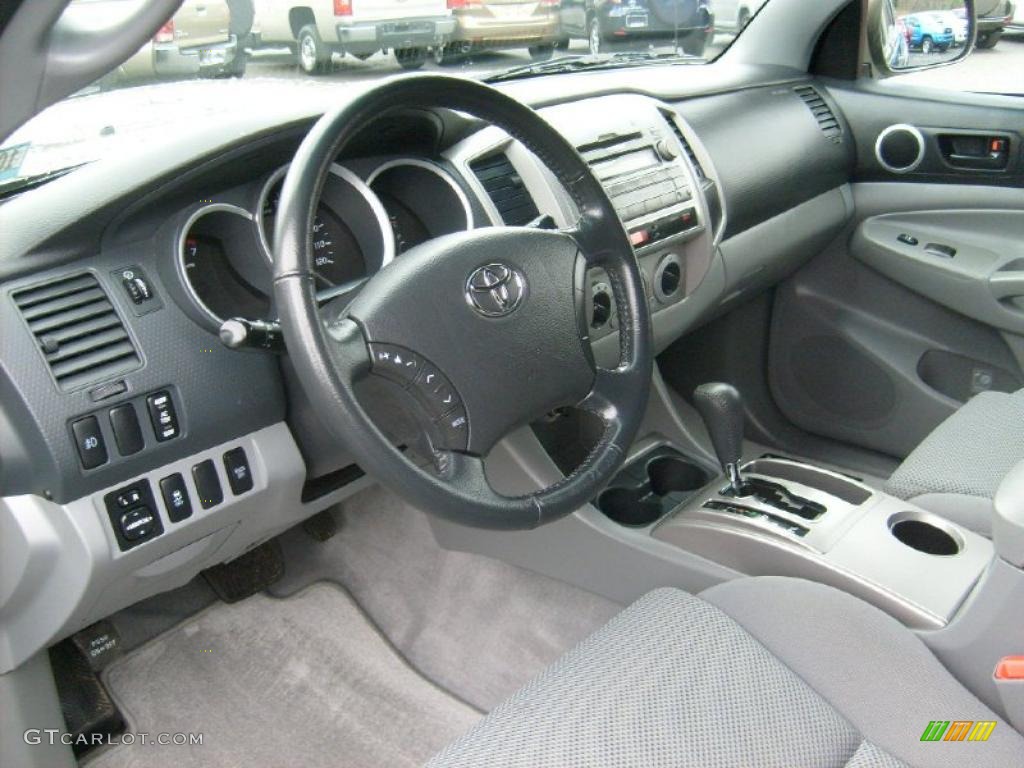Graphite Interior 2010 Toyota Tacoma V6 SR5 TRD Sport Double Cab 4x4 Photo #40451789