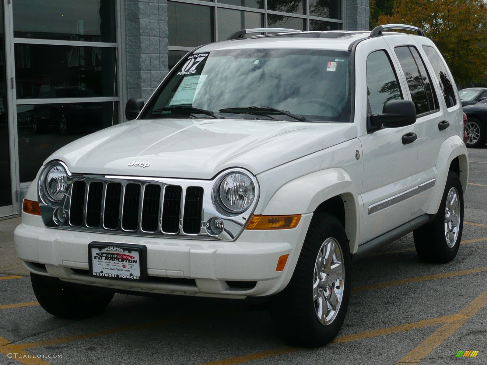 2007 Liberty Limited 4x4 - Stone White / Medium Slate Gray photo #10